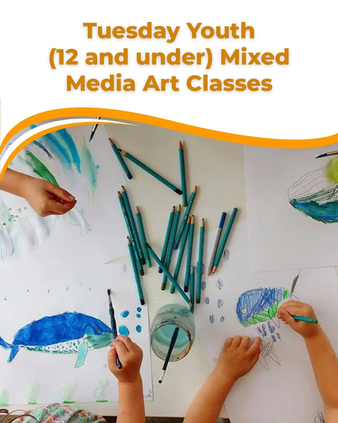 TUESDAY YOUTH MIXED MEDIA (11 y/o and under) - Open Your Art Atelier