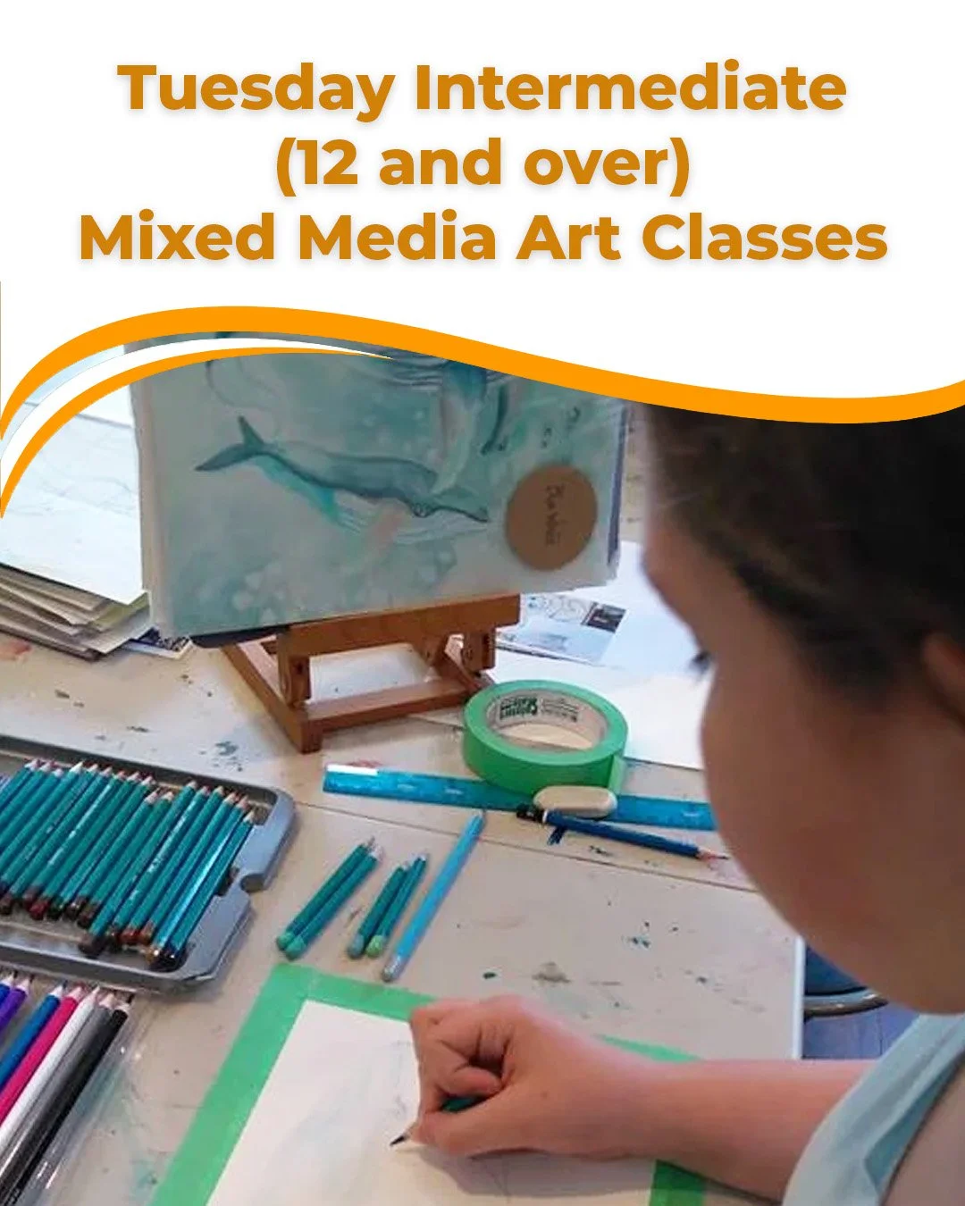 TUESDAY INTERMEDIATE YOUTH/TEEN - Open Your Art Atelier (Copy)