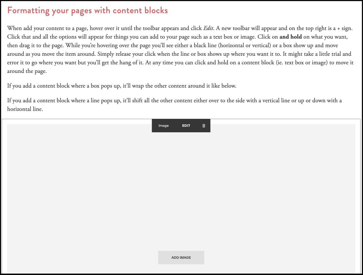 Squarespace adding content block where a line is.png