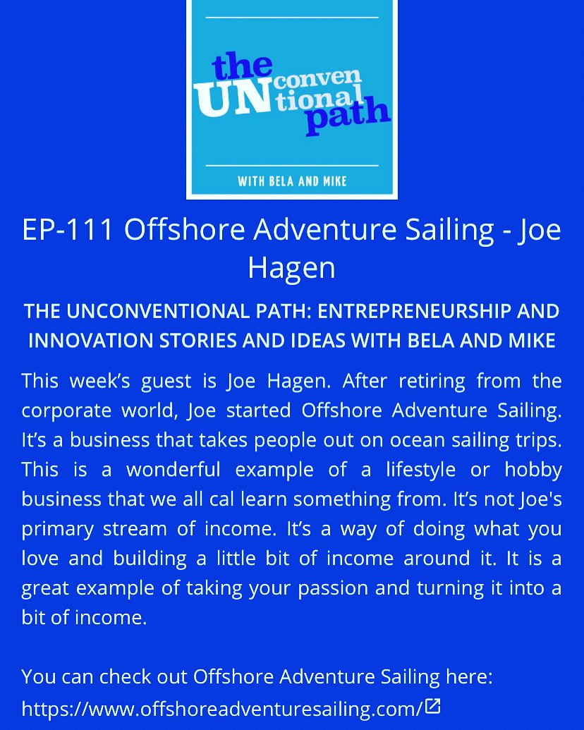 I'm on "The Unconventional Path" Podcast