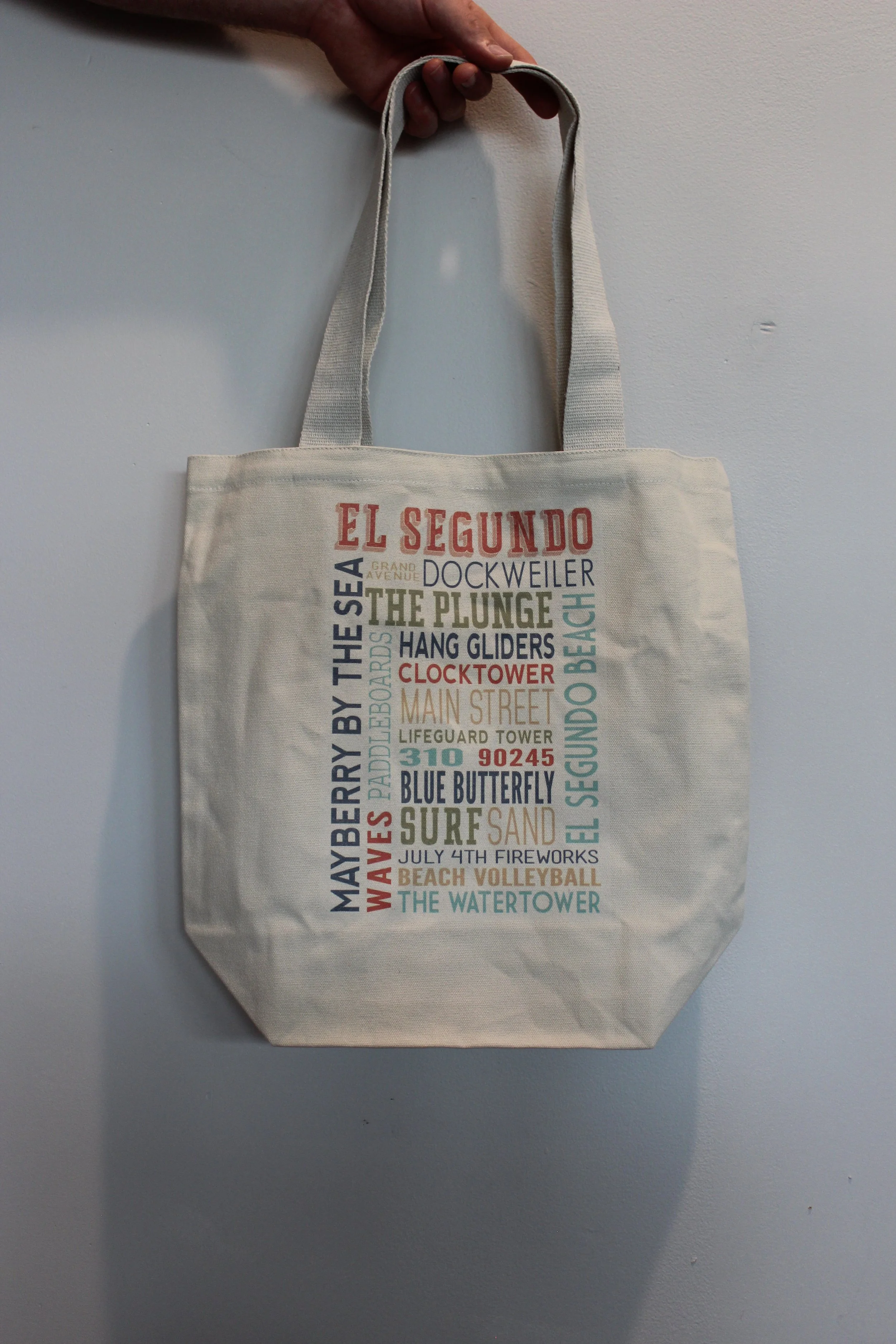 El Segundo Typography Tote Bag