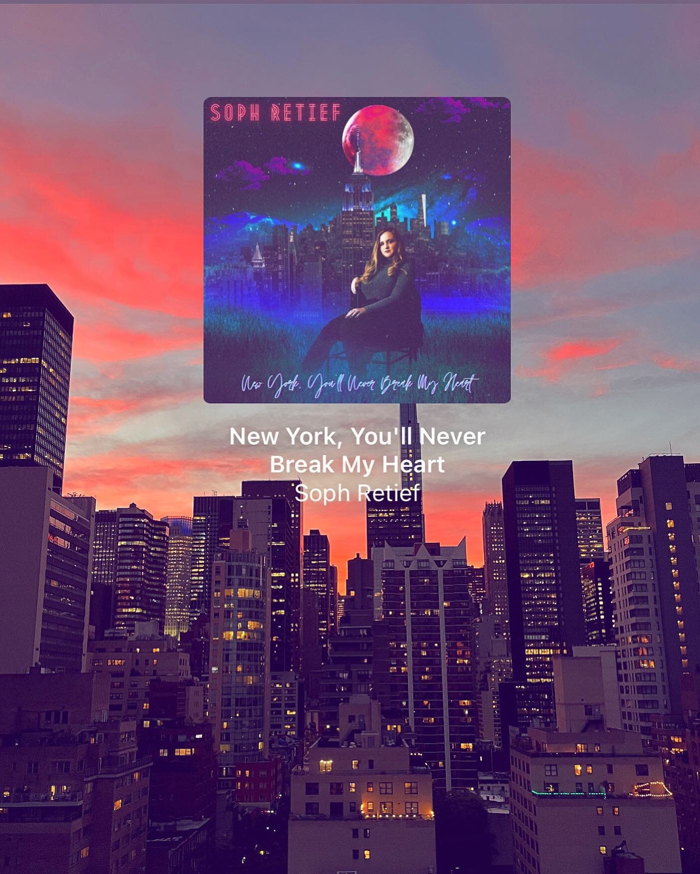 &ldquo;New York, You&rsquo;ll Never Break My Heart&rdquo; is out everywhere now 🥹&hearts;️ So excited for everyone to finally hear this song, thank you so much again to @ax.el for working so hard to bring my vision to life 🥹 

Hope you love it as m