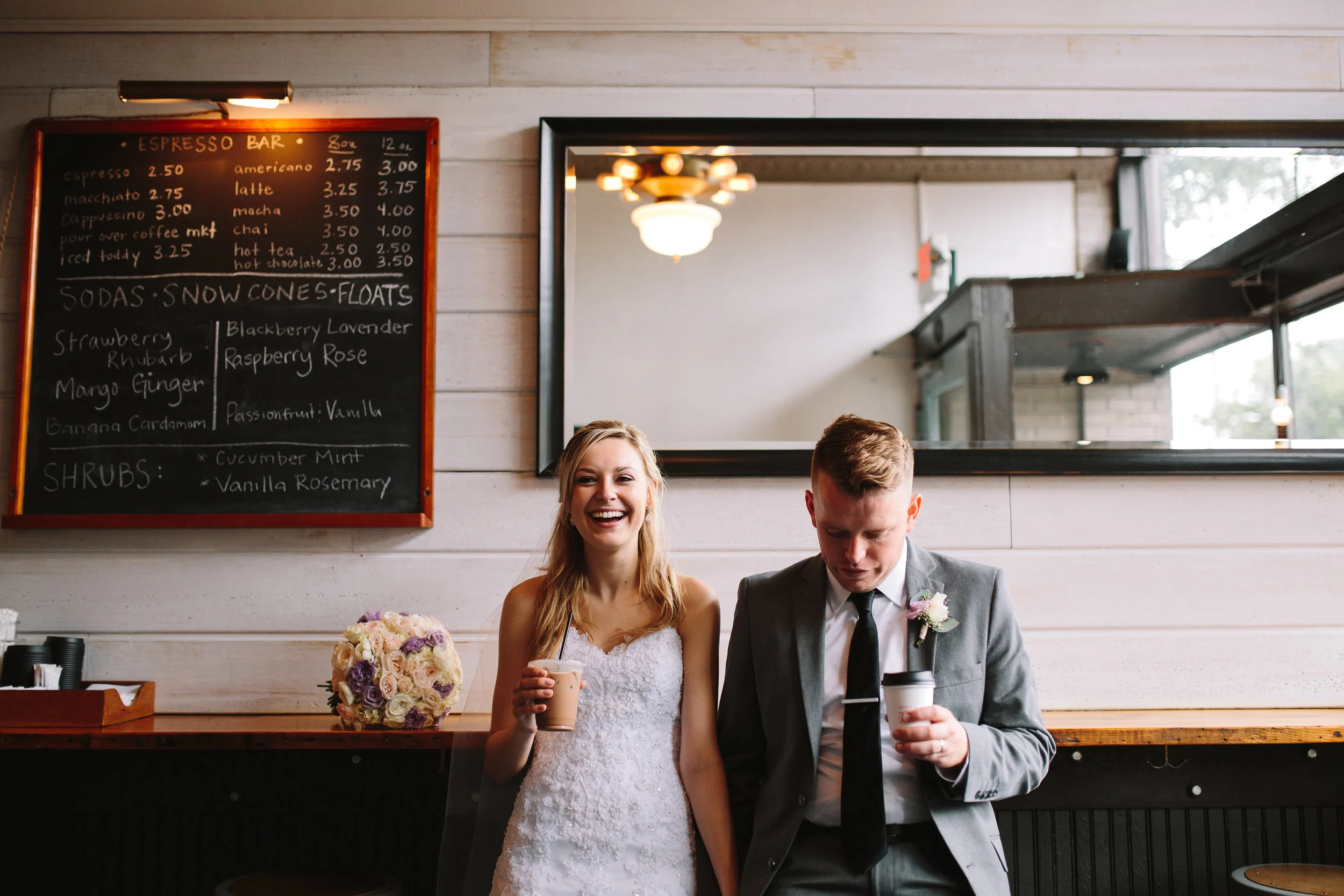 Our wedding day! *Photo by Luke and Mallory Leasure