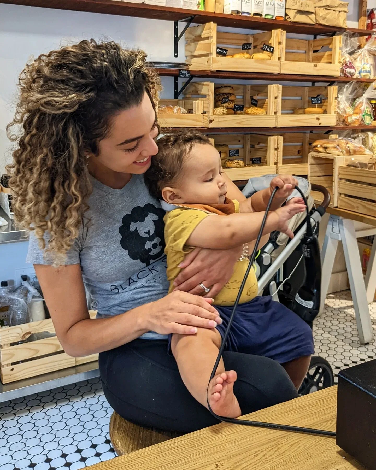 We have a strict no feet on the counter policy, but we make an exception when Ezra's working the register.
#cambridgeport #shoplocal