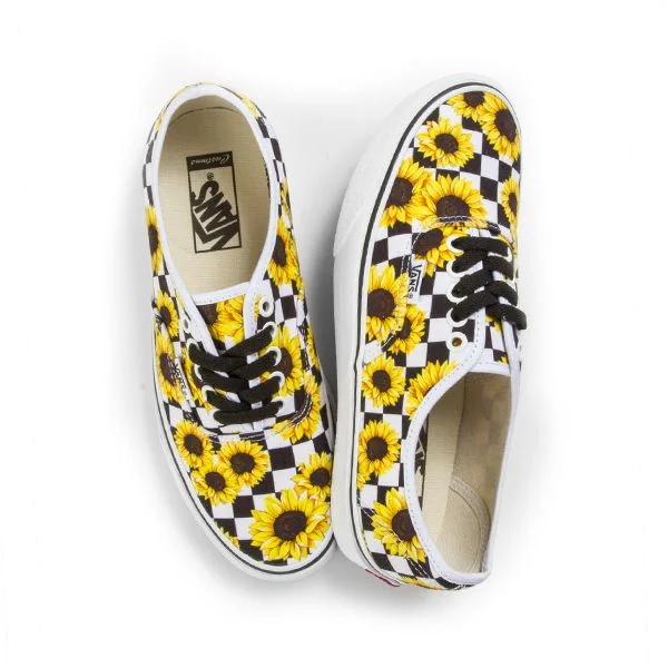 vans custom sunflower shoes