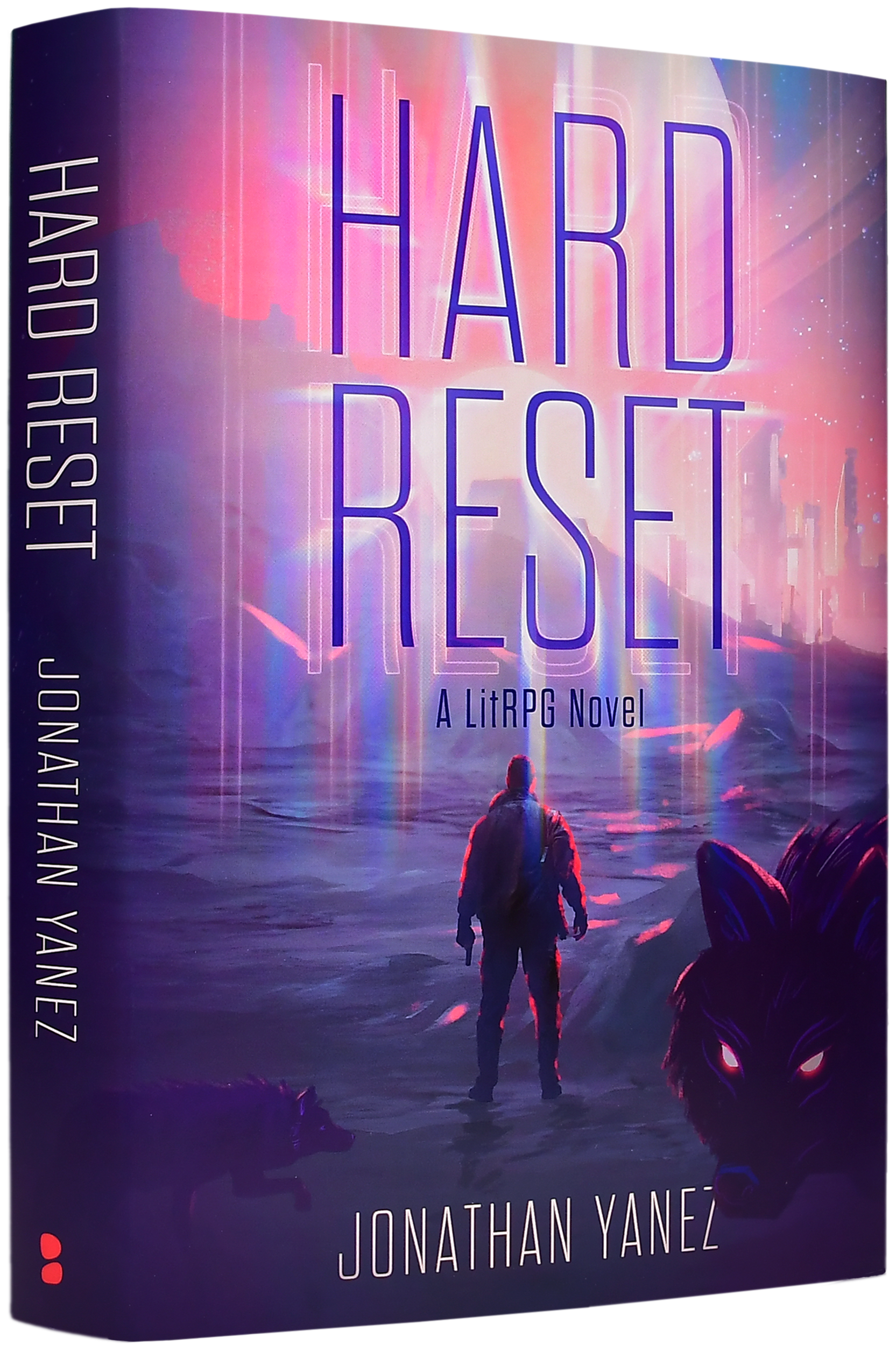  In a world where life starts in a coffin,  cars float, ray guns solve most problems,  and screens appear with a flick, everything feels real… and wrong.   Tom’s never accepted the status quo, and with a snarky AI, a sharp-shooting bounty hunter, and