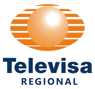 Televisa Regional logo with a stylized orange and white sphere above the text.