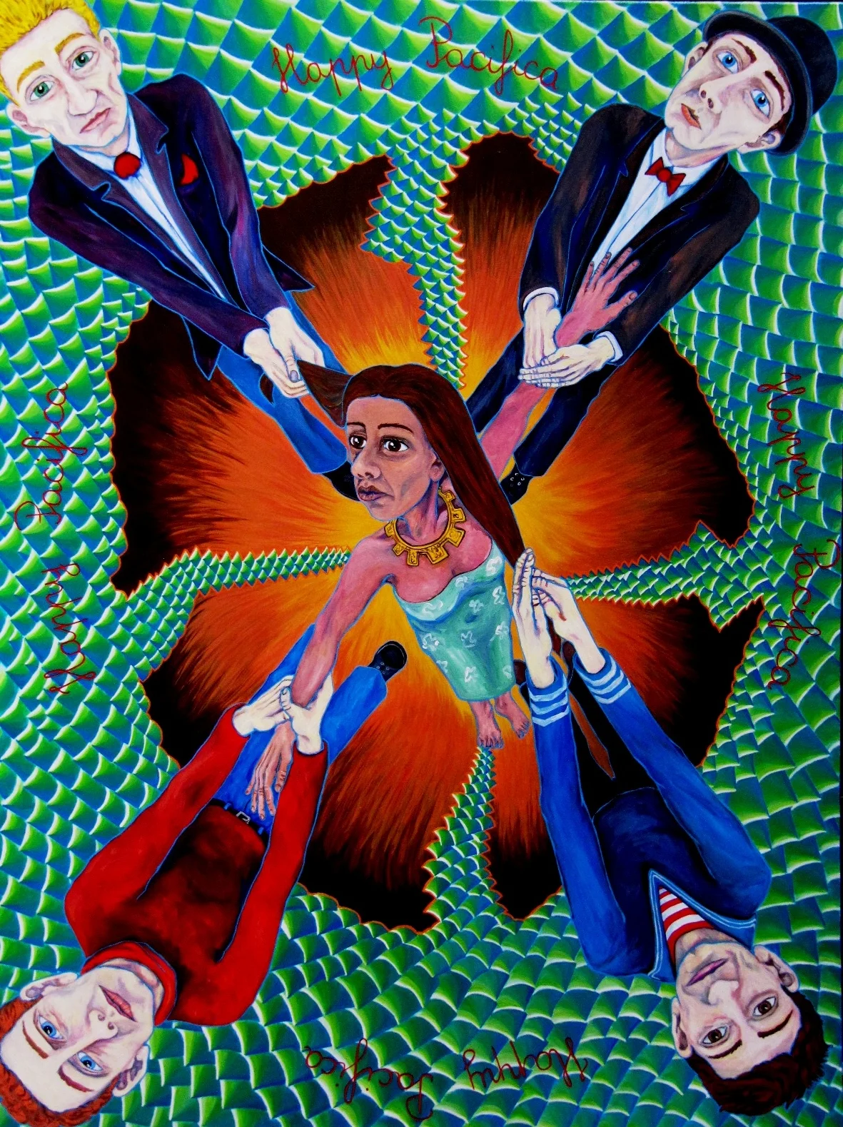 Happy Pacifica (120cm x 100cm)