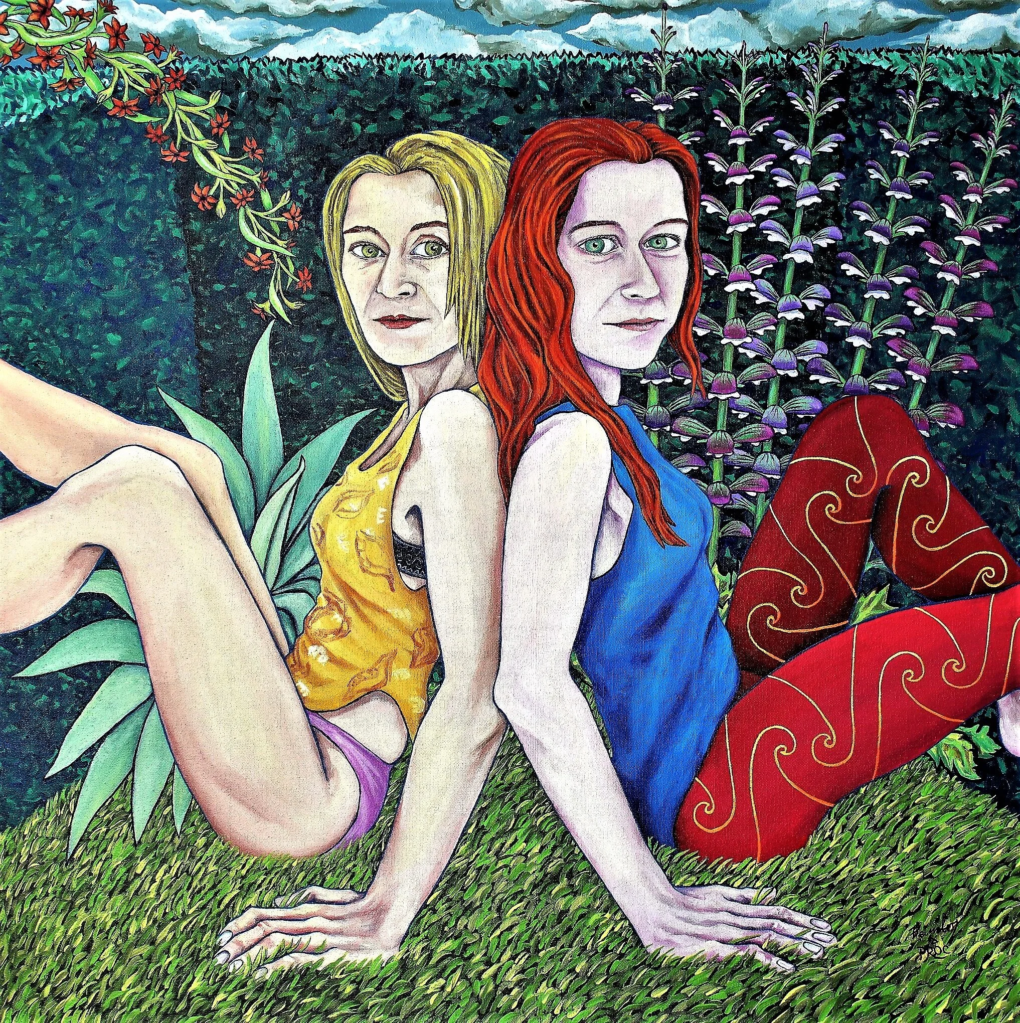 Yoga Hedge (101,5 x 101,5 cm)