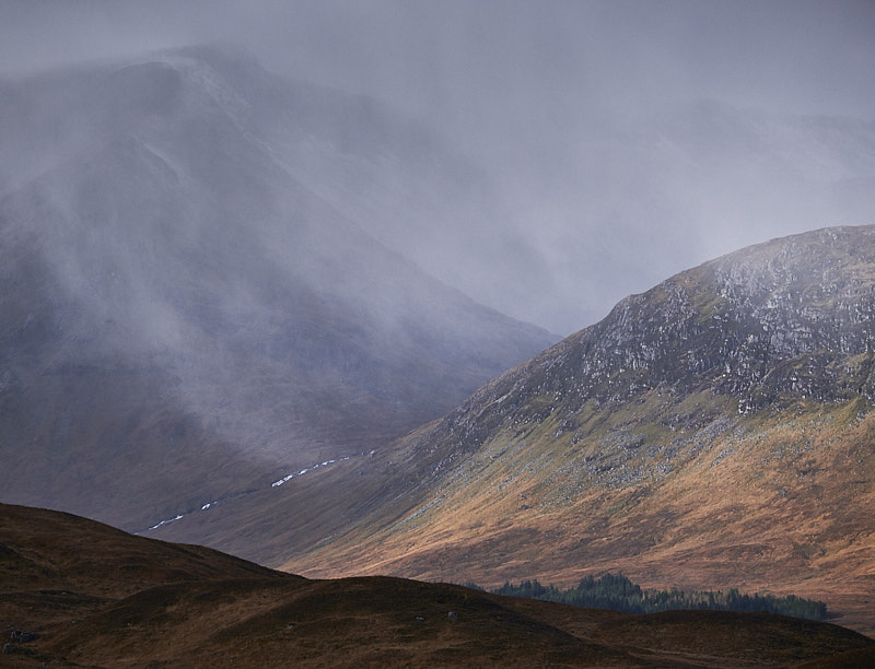 Approaching Snow over Rannoch Moor