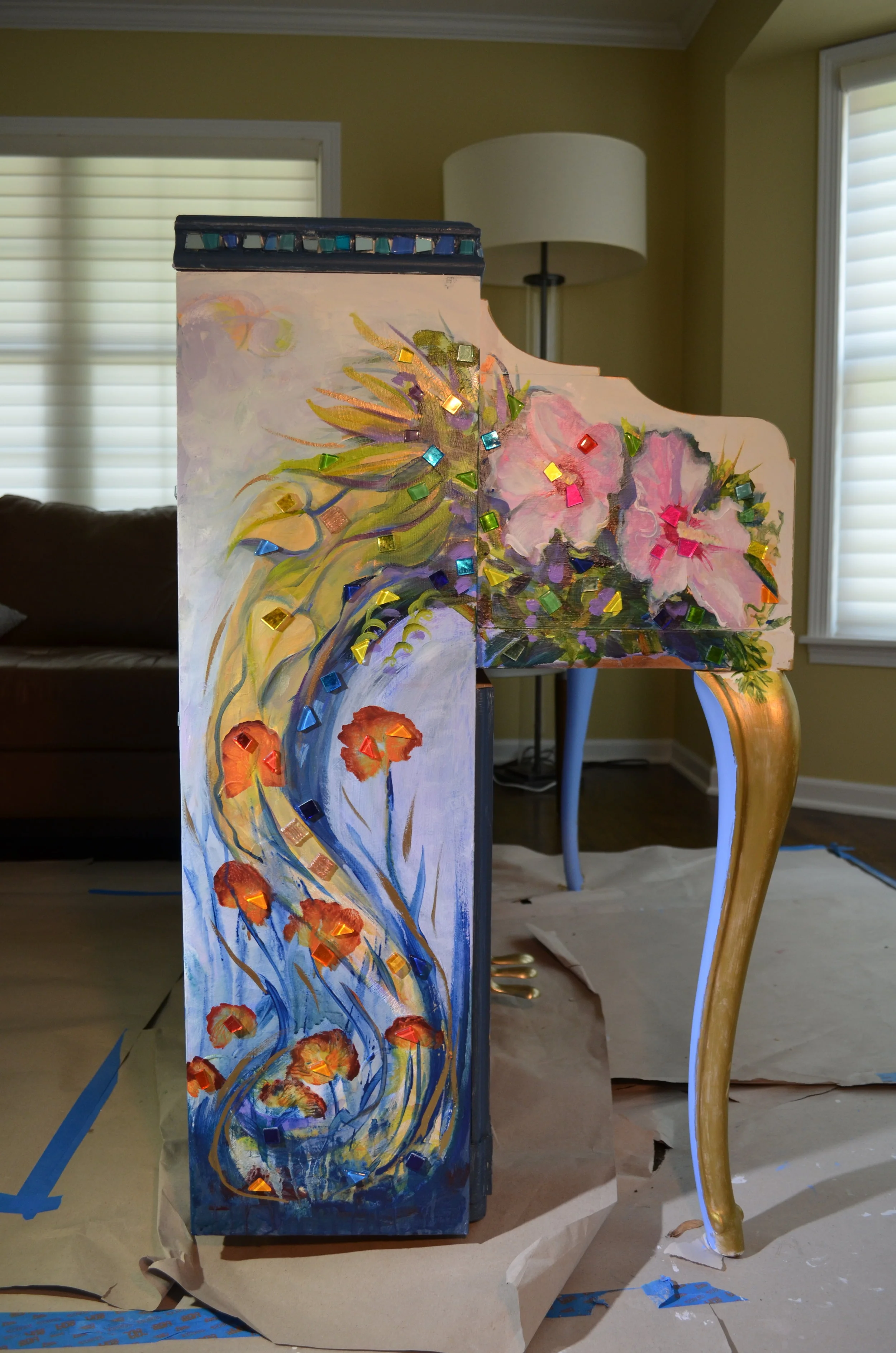 Street Piano (side view)