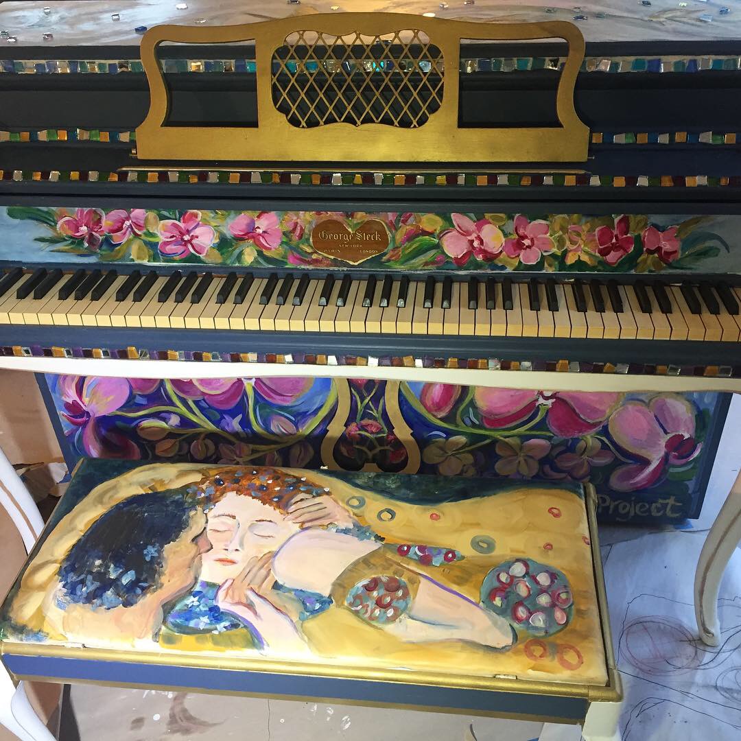 Street Piano, (front view) SOLD