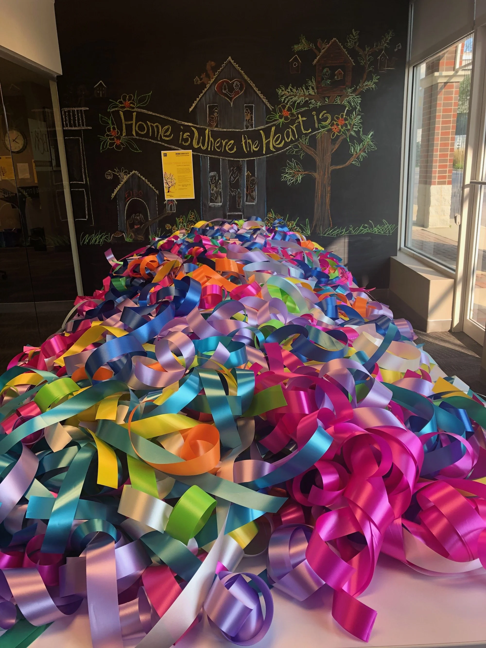 Ribbons for the wish tree 