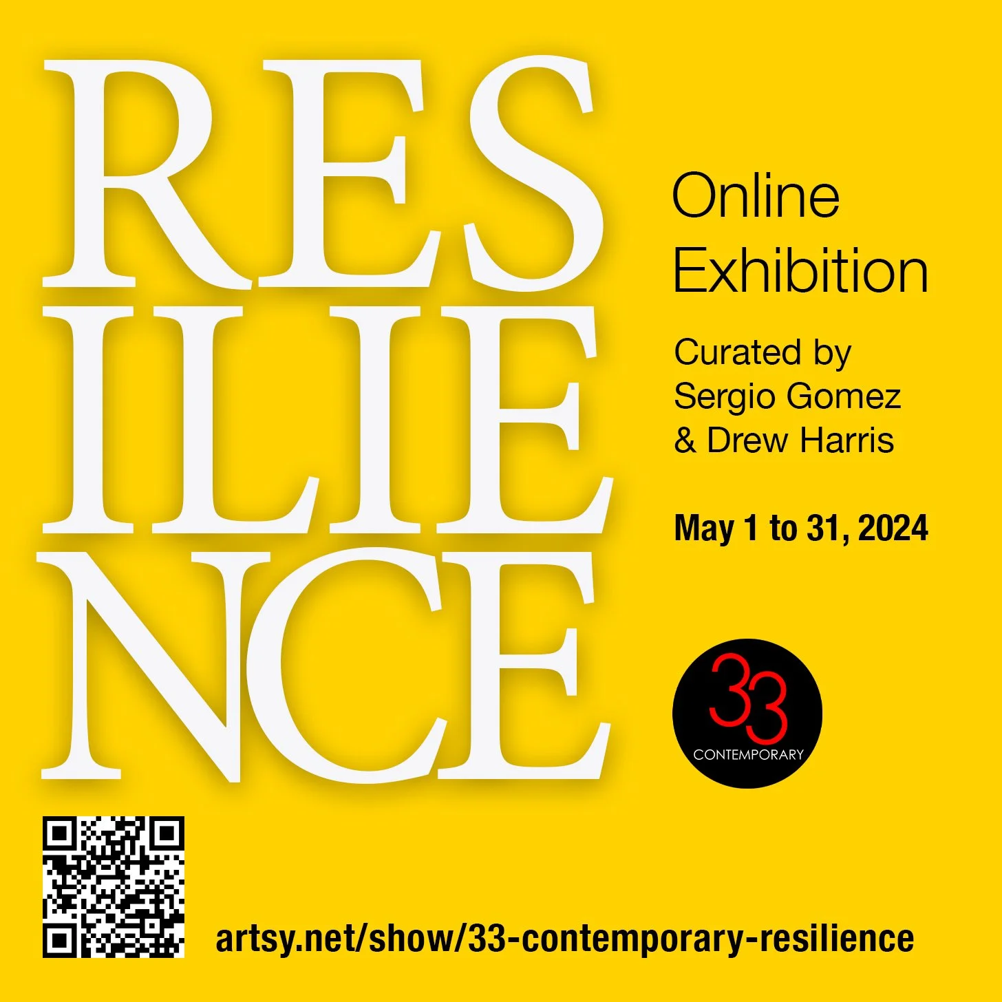 "Resilience" @33Contemporary Gallery online art exhibit at Artsy.com