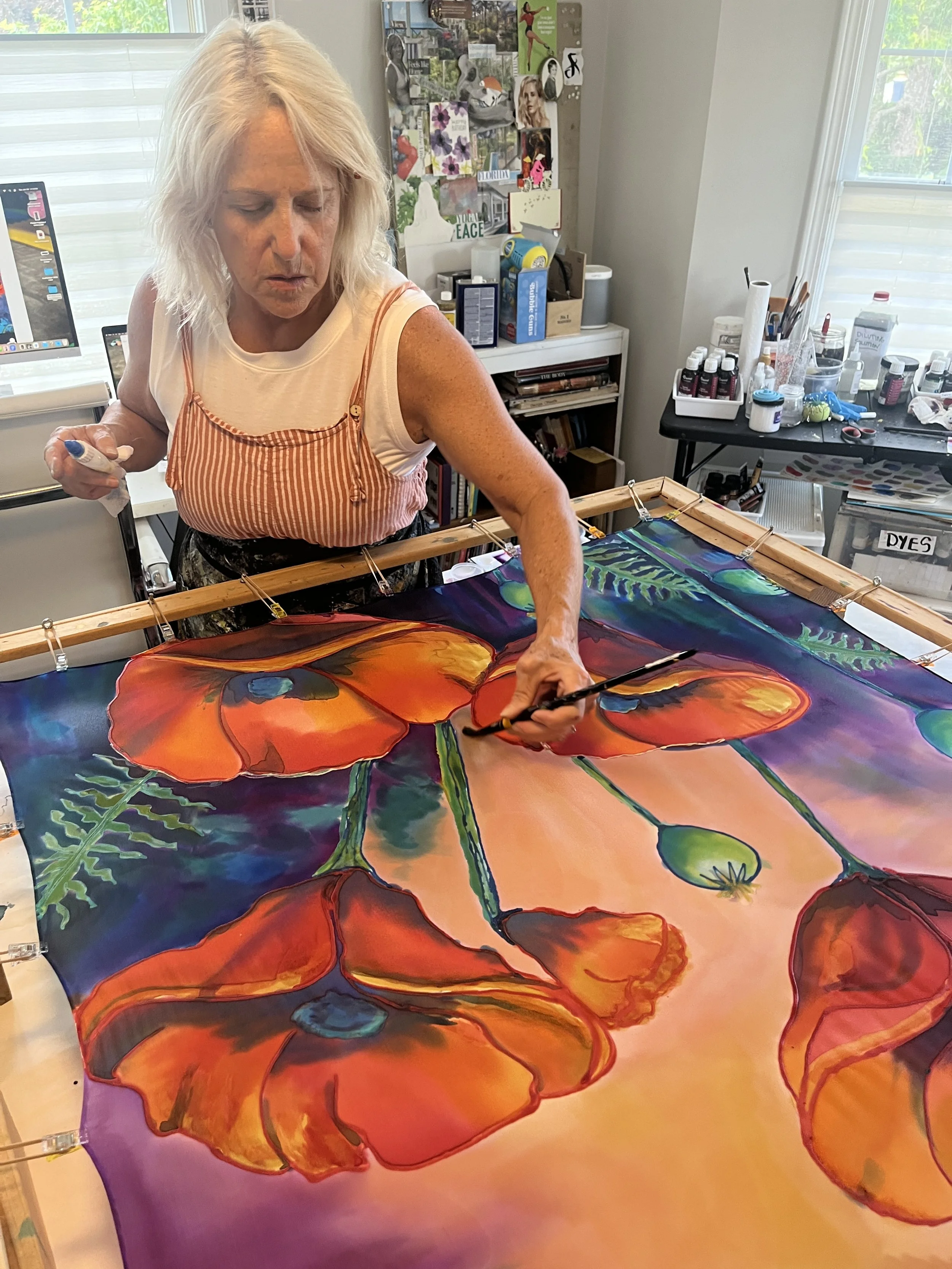 Silk Painting Demo @Fox River Arts Ramble 2026