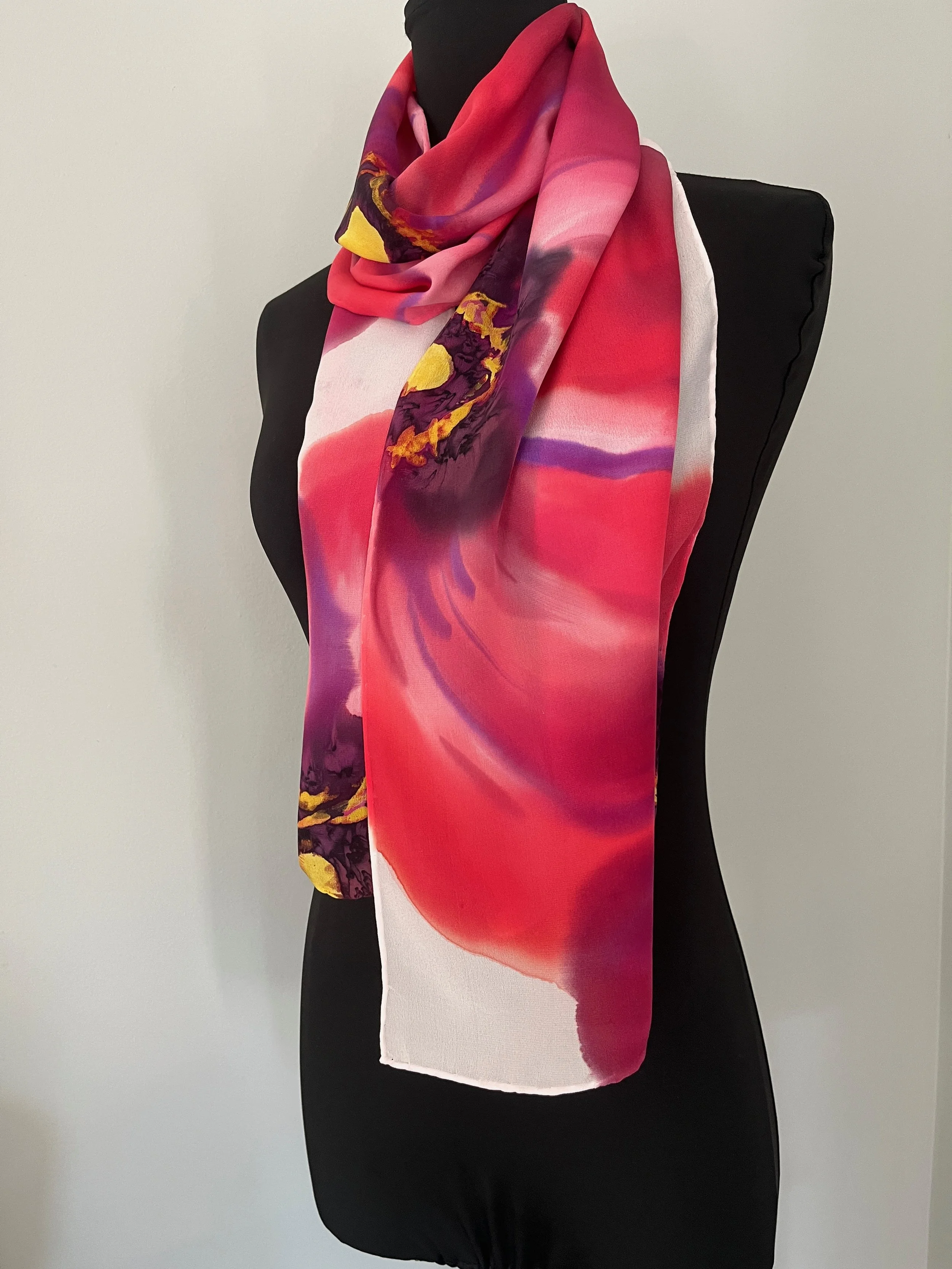 Big Red Poppies scarf