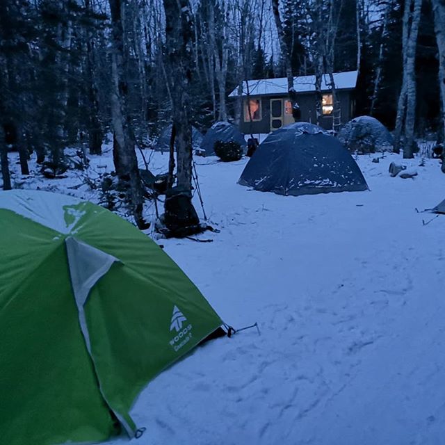 Weekend winter campout with a bunch of kiddos in preparation for #Kilimanjaro!