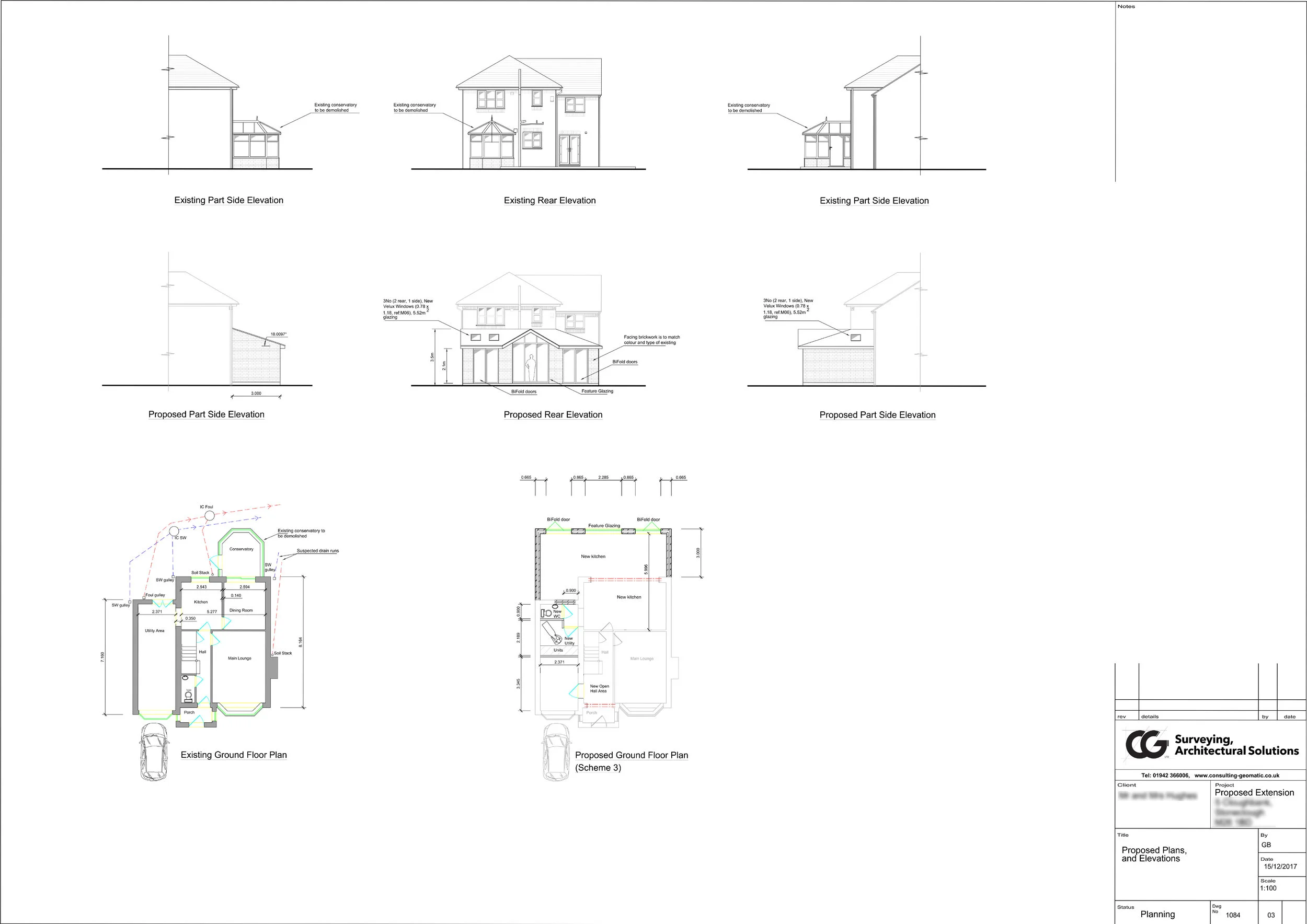 Building Plans from CG: Example of Logo in use