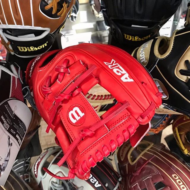 Wilson&rsquo;s glove game is strong @wilsonballglove @wilsonsportinggoods #baseball #mlb #gloves #color #design