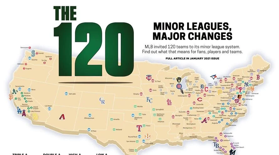 MLB Invites 120 Teams To Join Minor Leagues In 2021