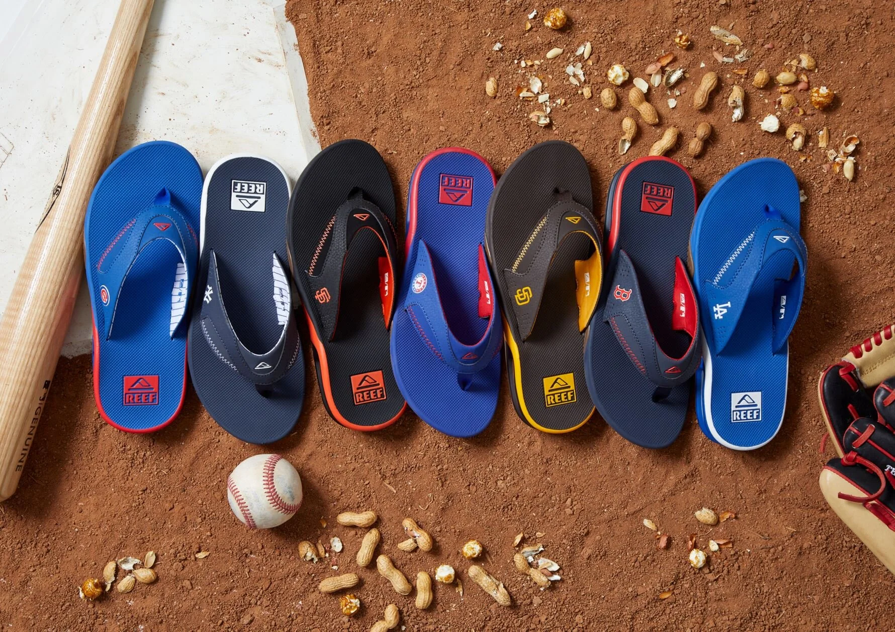 REEF Collaborates On MLB Flip Flop Collection
