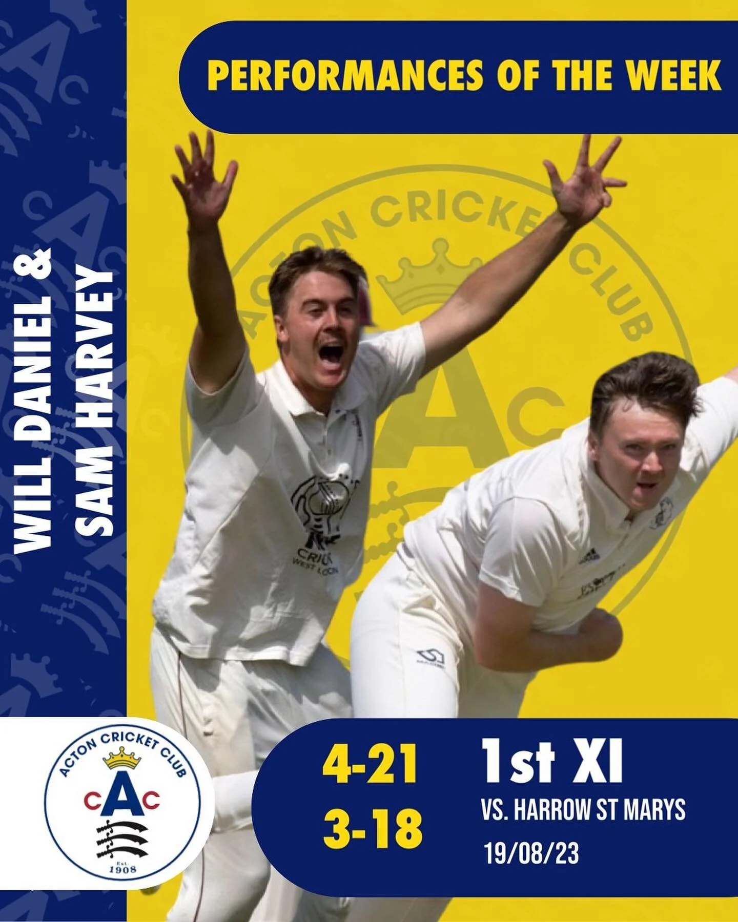 Latest — Acton Cricket Club