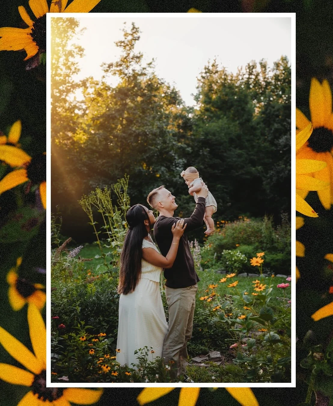 I literally can&rsquo;t get over this session!! This family + the wild flowers + the sun were REALLY showin&rsquo; off!! 🌼🌞💜