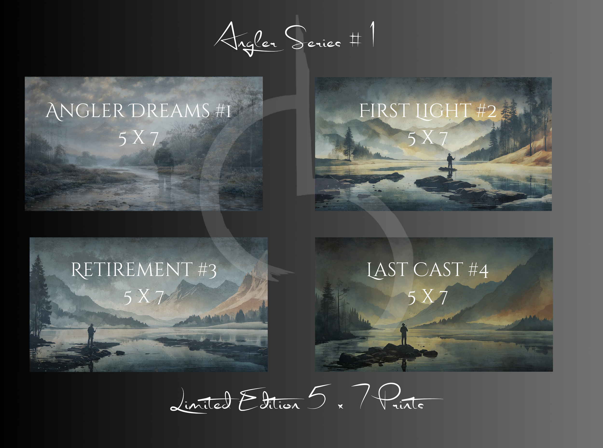 Angler Dreams Series #1 5 x 7 custom prints