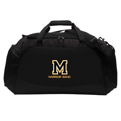 OPTIONAL WB Duffle Bag Monogrammed — Memorial Warrior Band and Color Guard
