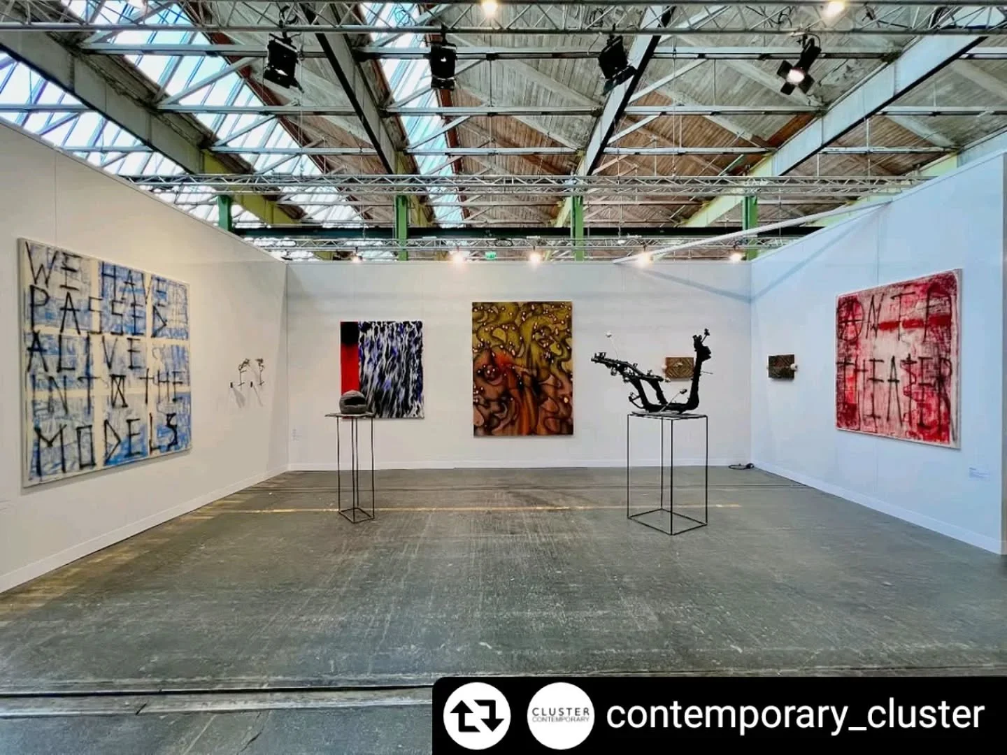 #Repost - @contemporary_cluster by @get_regrammer
Enter Art Fair

Group show with works by Cristiano Carotti, Fabian Herkenhoener, Maria Positano and David von Bahr.
Booth 52

📅 28 - 31 August 2025
📍 Lokomotivv&aelig;rkstedet, Otto Busses Vej 5A, C