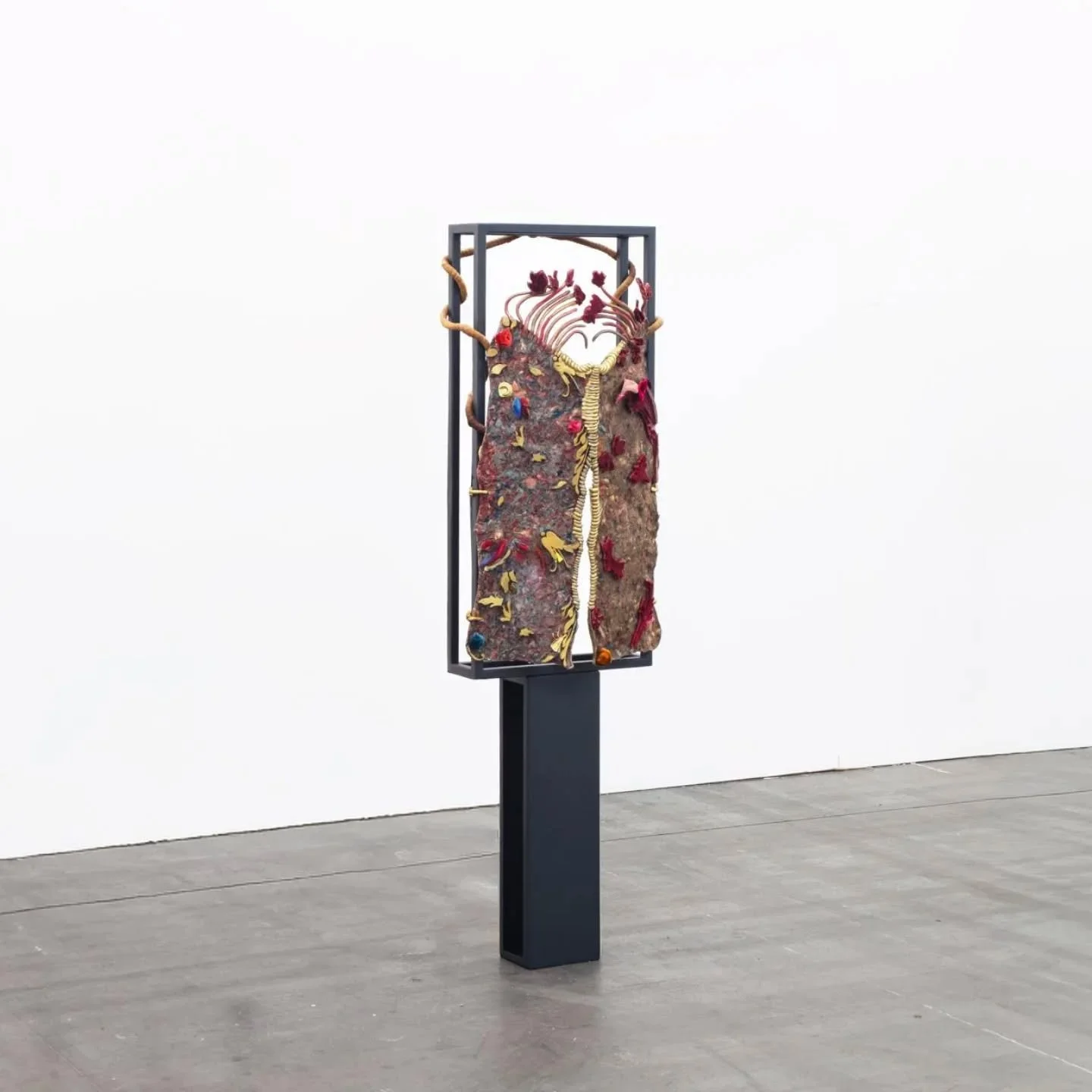 Velvet Armour (Legs) 2025 Made In ed.3, Artissima Fair, Turin, Italy

This project extended my ongoing research into armour as a conceptual and material framework for examining the body and its thresholds. Developed in dialogue with the manufacturer,