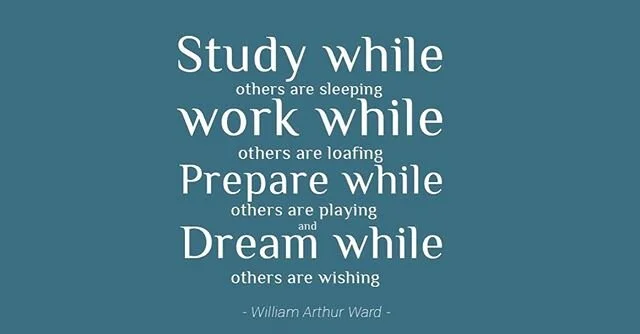 Happy Sunday!

Remember...
"Study while others are sleeping, work while others are loafing, prepare while other are playing, and dream while others are wishing."
-William Arthur Ward

#education #k12ed #stem #intelligence #character #social