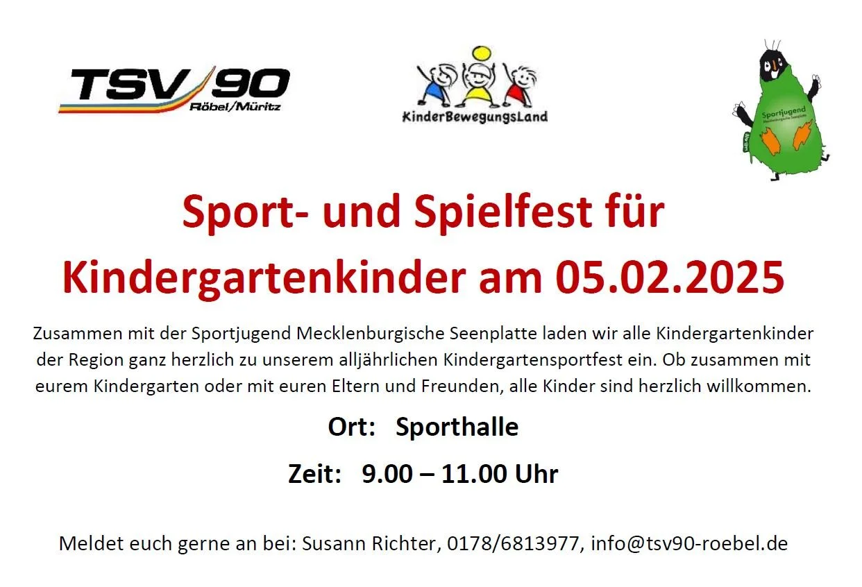 05.02.2025 Kindergartensportfest