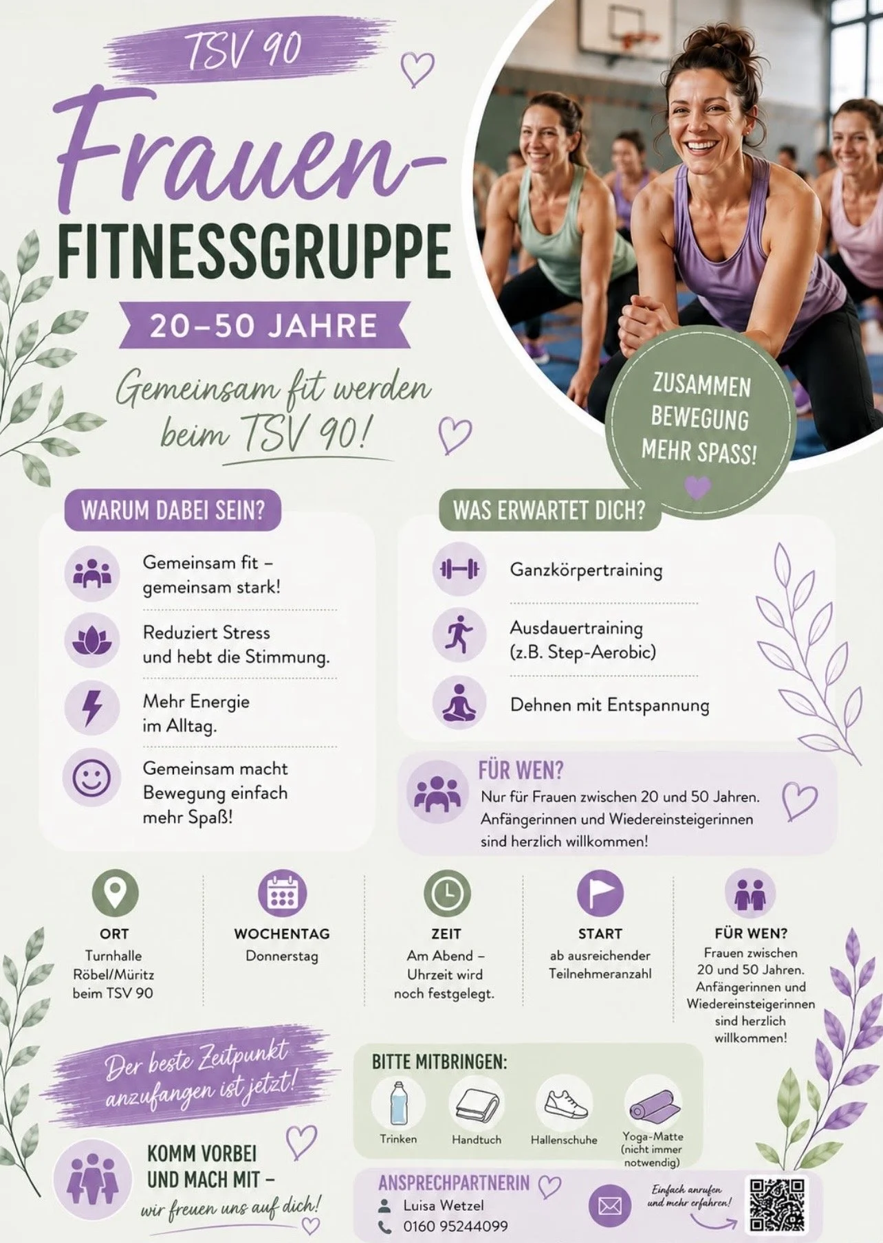 Frauen- Fitnessgruppe