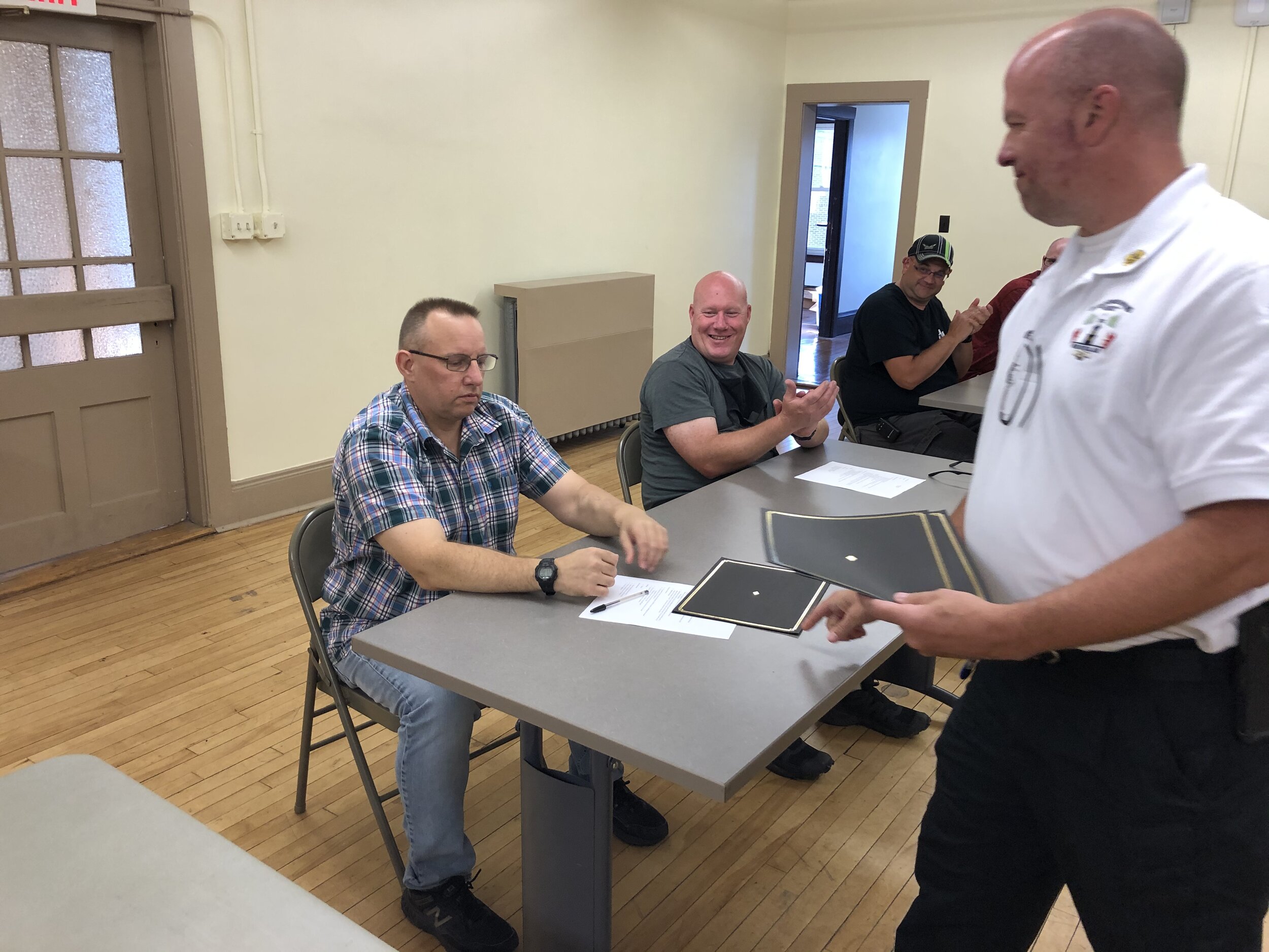 Dispatcher Erik “Kaz” Kazlouskas for perfect attendance in 2019.