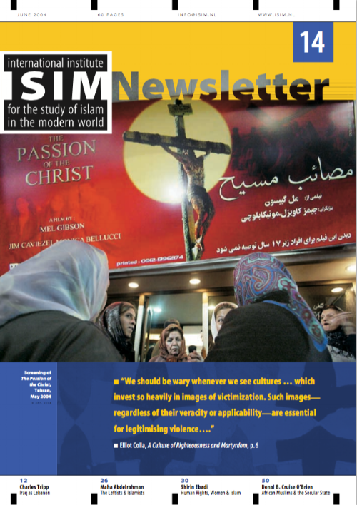 Dowes, D. and Herrera L. (Eds). (June 2004) Special issue on Martyrdom . ISIM Newsletter 14. Leiden: International Institute for the Study of Islam in the Modern World (ISIM).