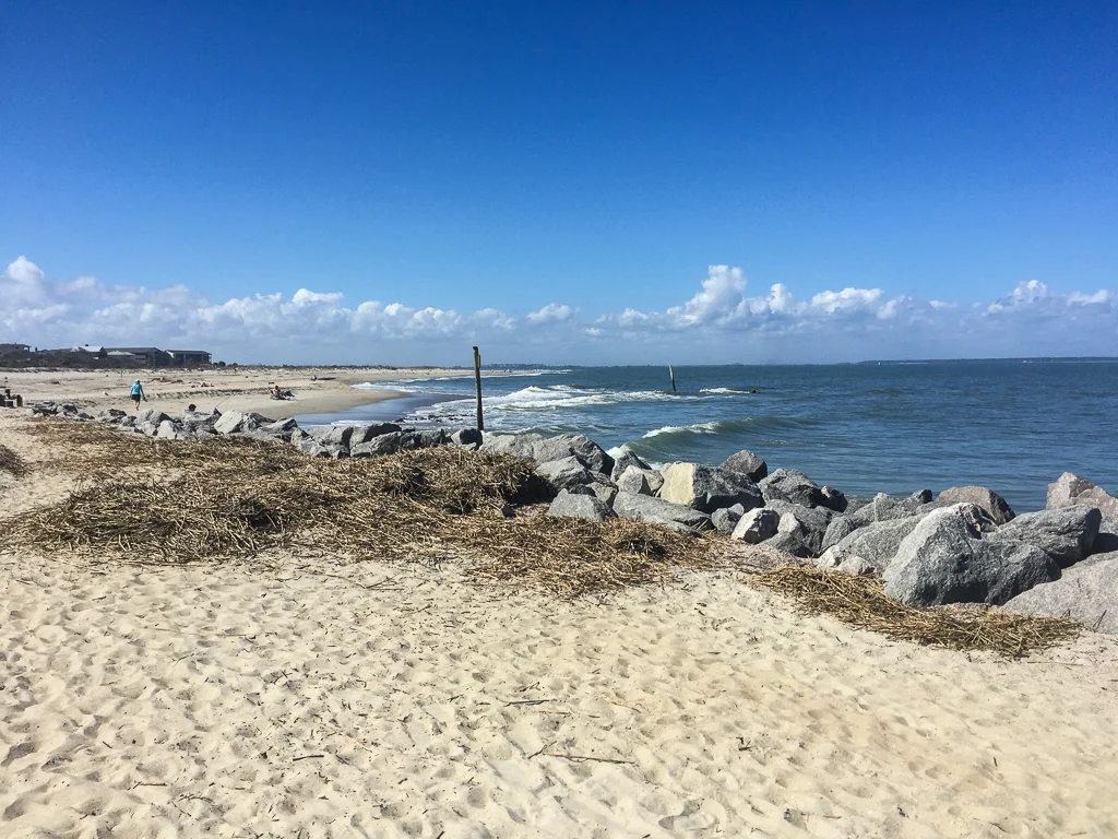 Evening Beach Walk on North End Tybee