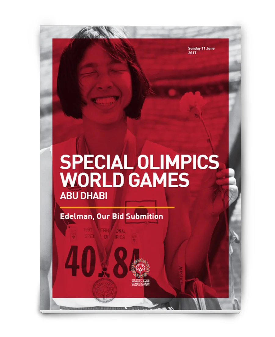  Print presentation for Edelman (public relations and marketing consultancy firm) 