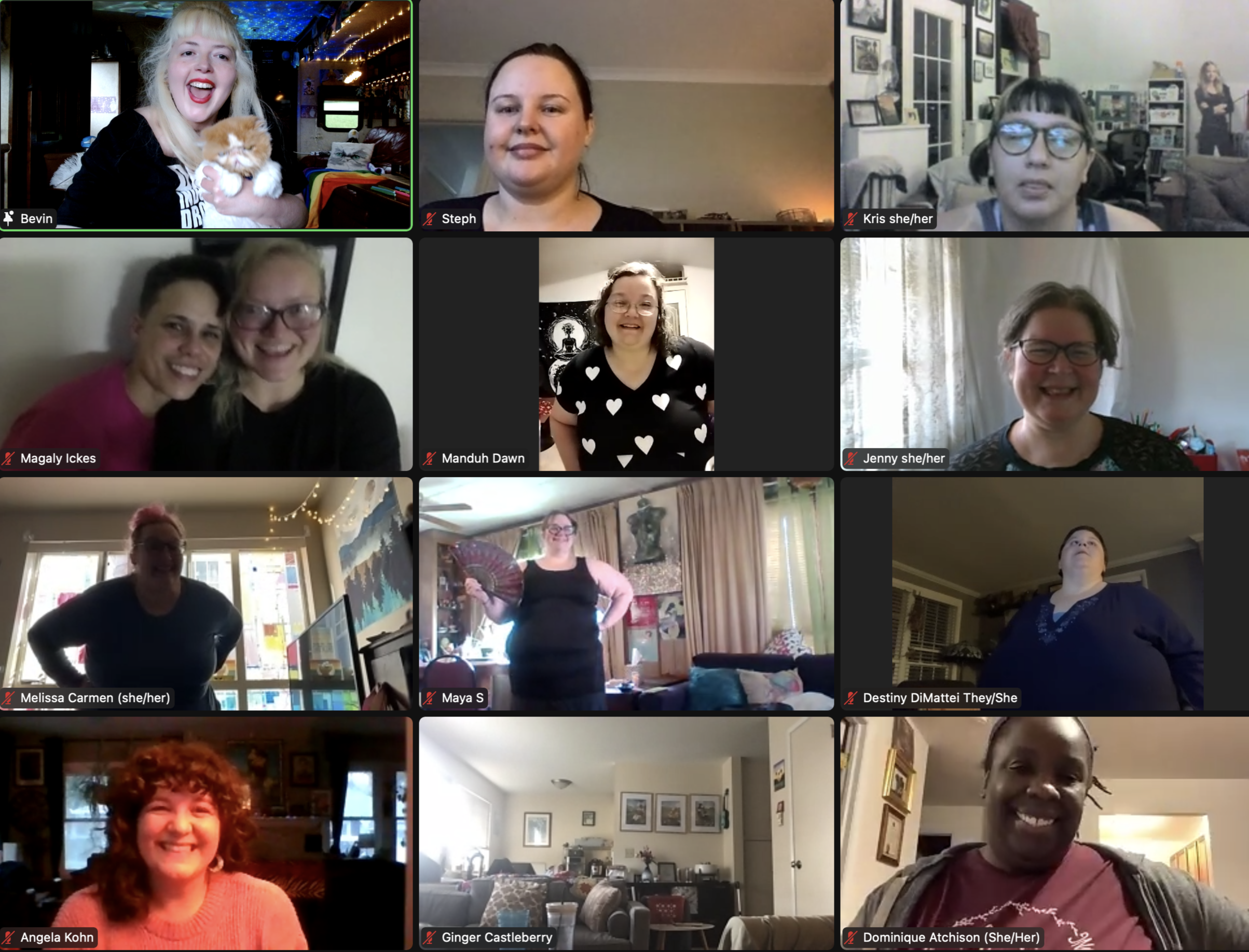 June Zoom Aerobics Class Calendar!