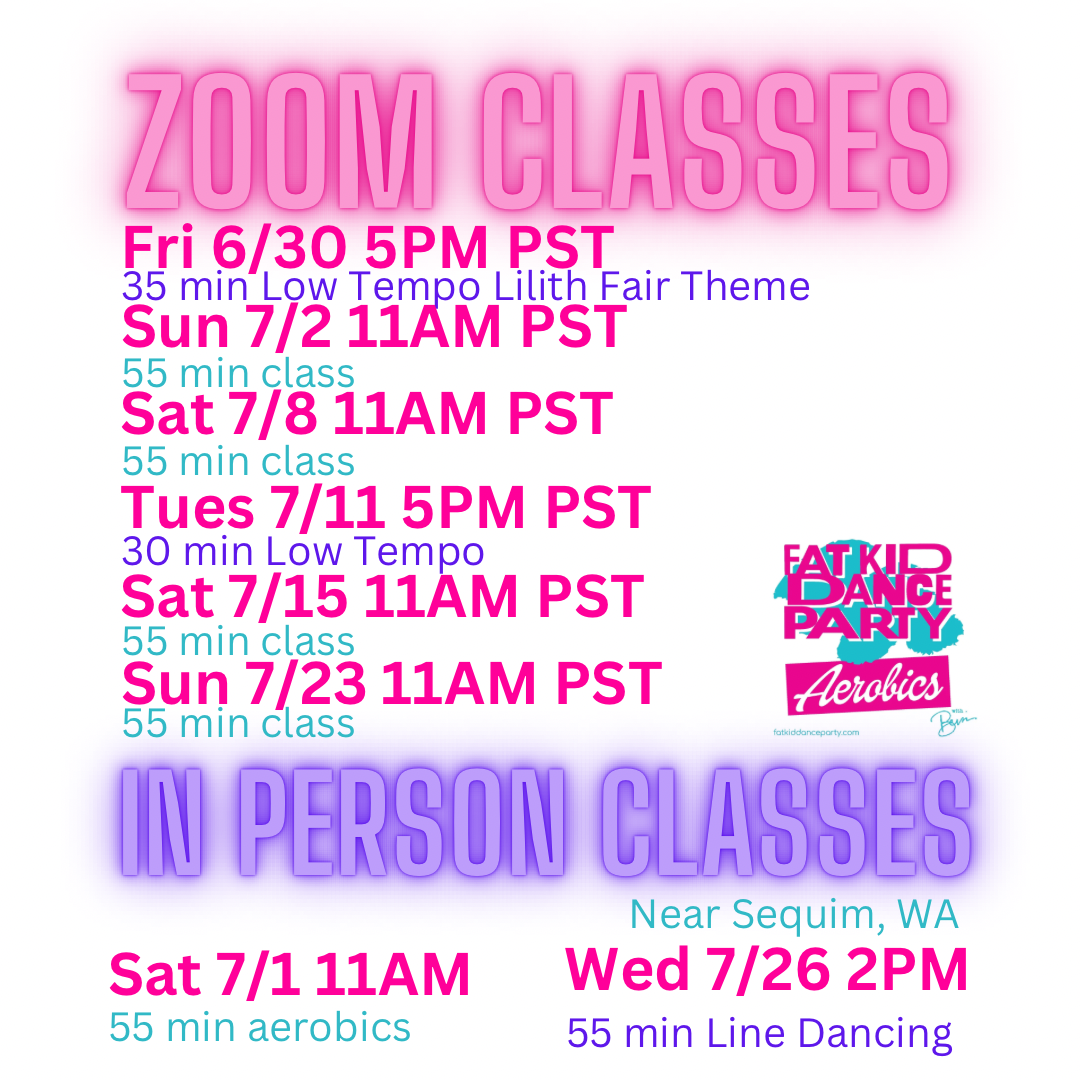 Upcoming In Person and Zoom Classes!