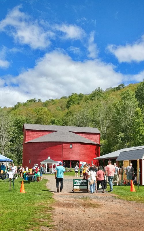 Pakatakan Farmers Market at the Round Barn Halcotsville, NY