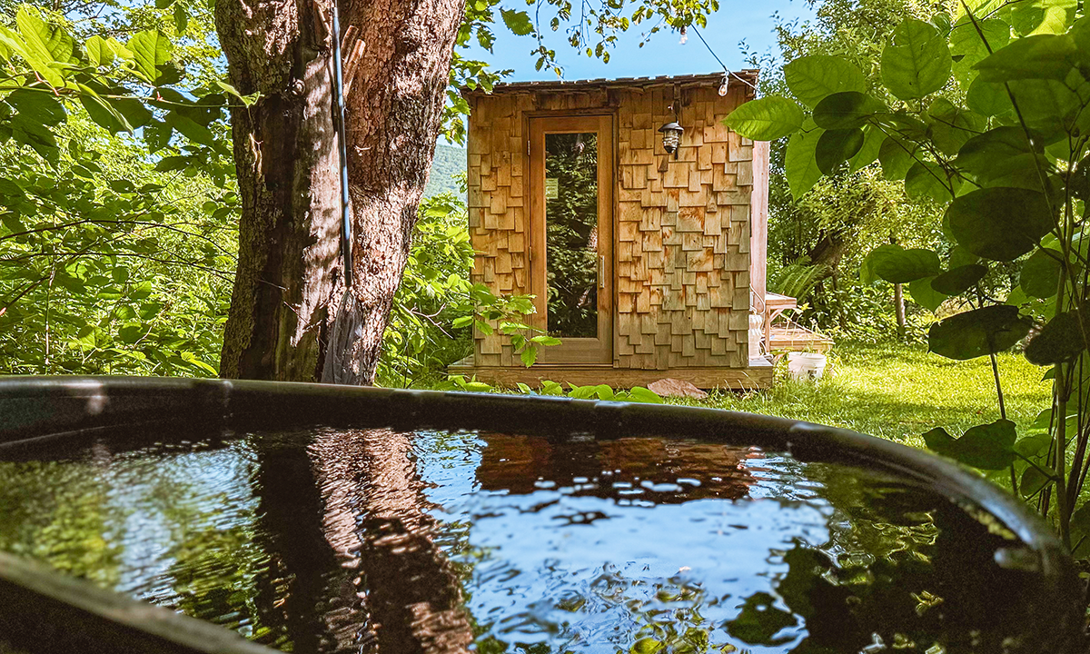 Catskills Glamping With Sauna and Cold Plunge at Bellfire