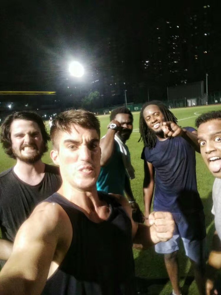 Sunday evening crew with Bobby (right) and Alfie (left)