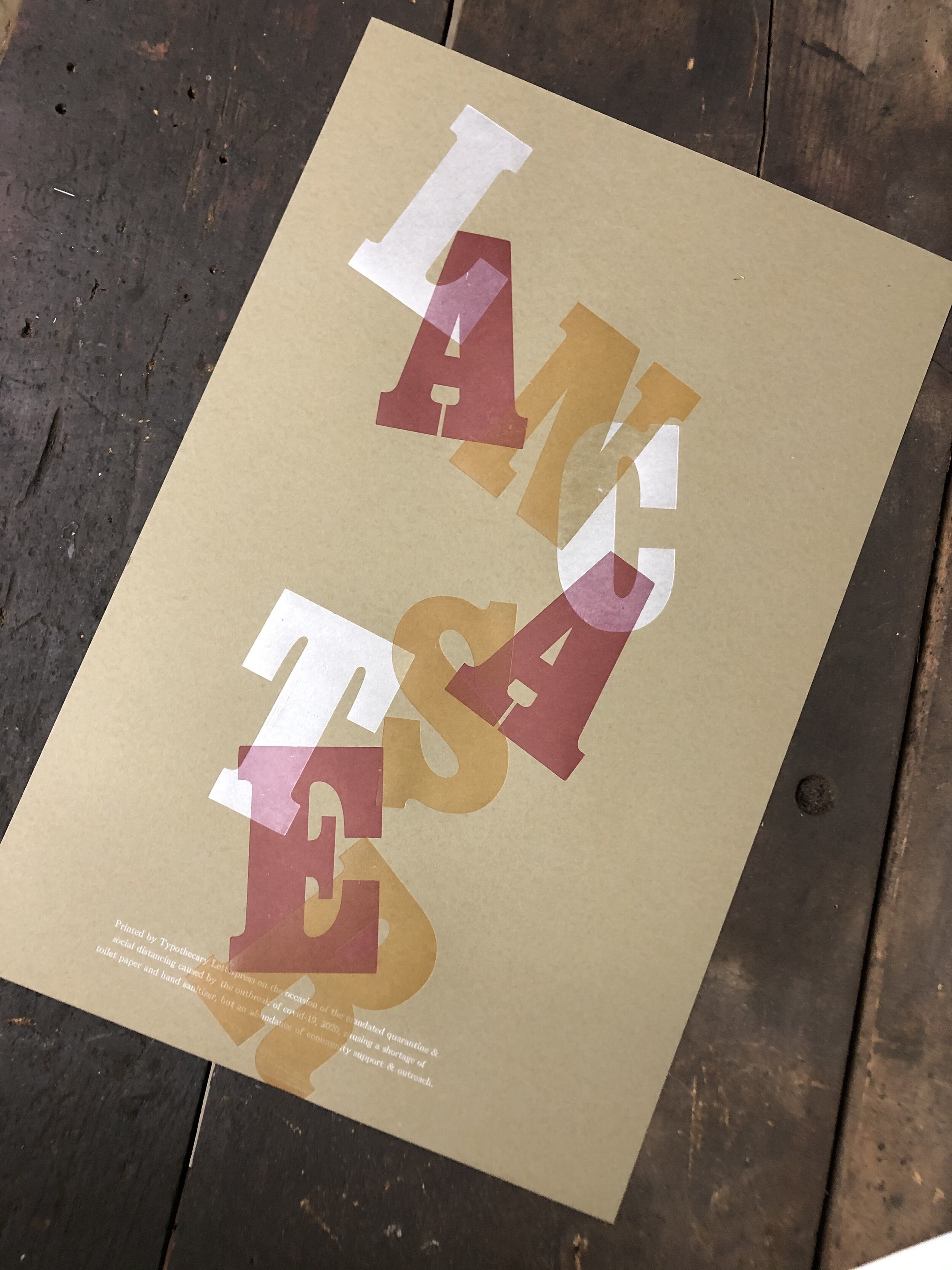 Lancaster Print - Support Small Business