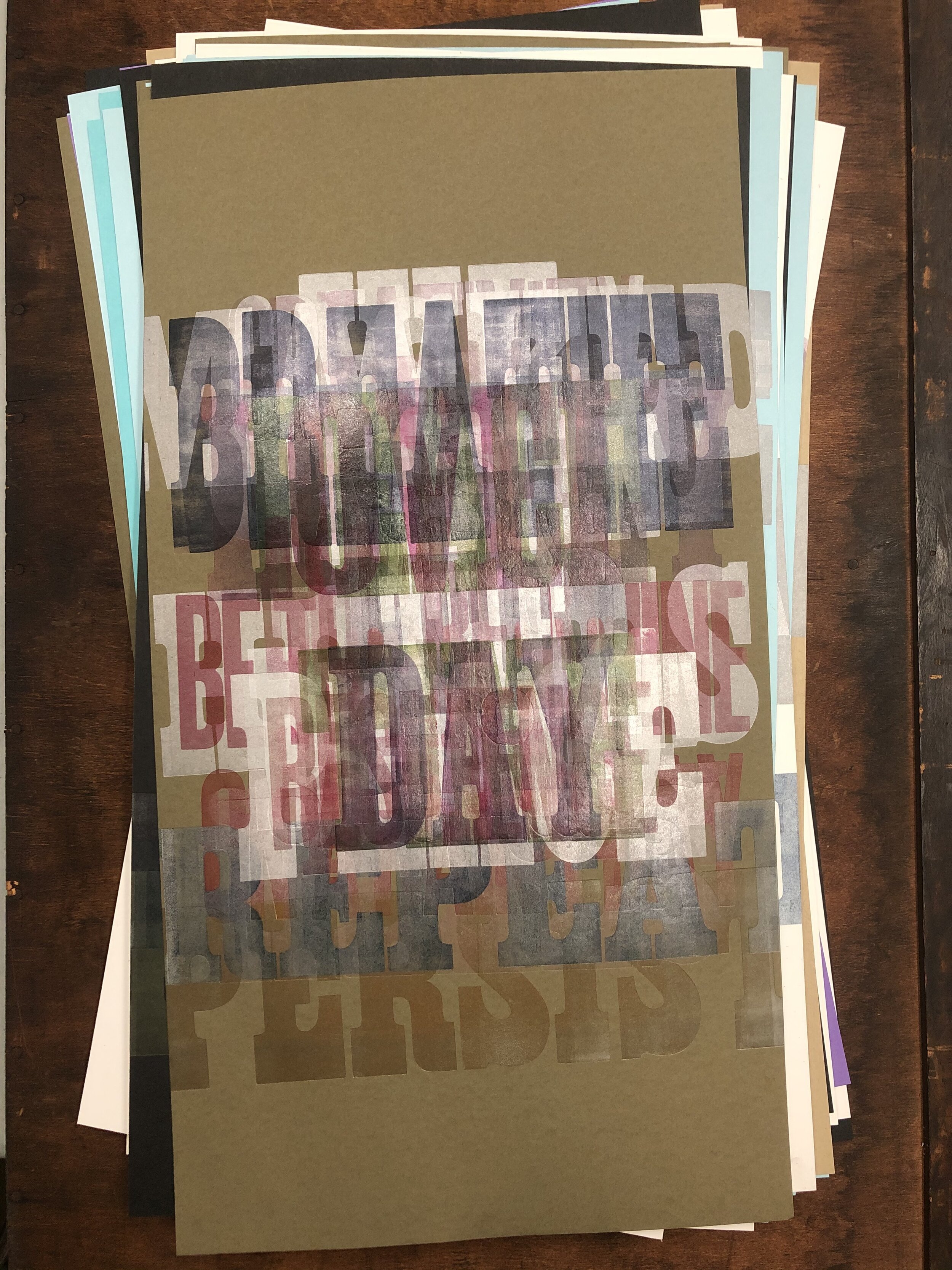 Virtual First Friday Monoprints