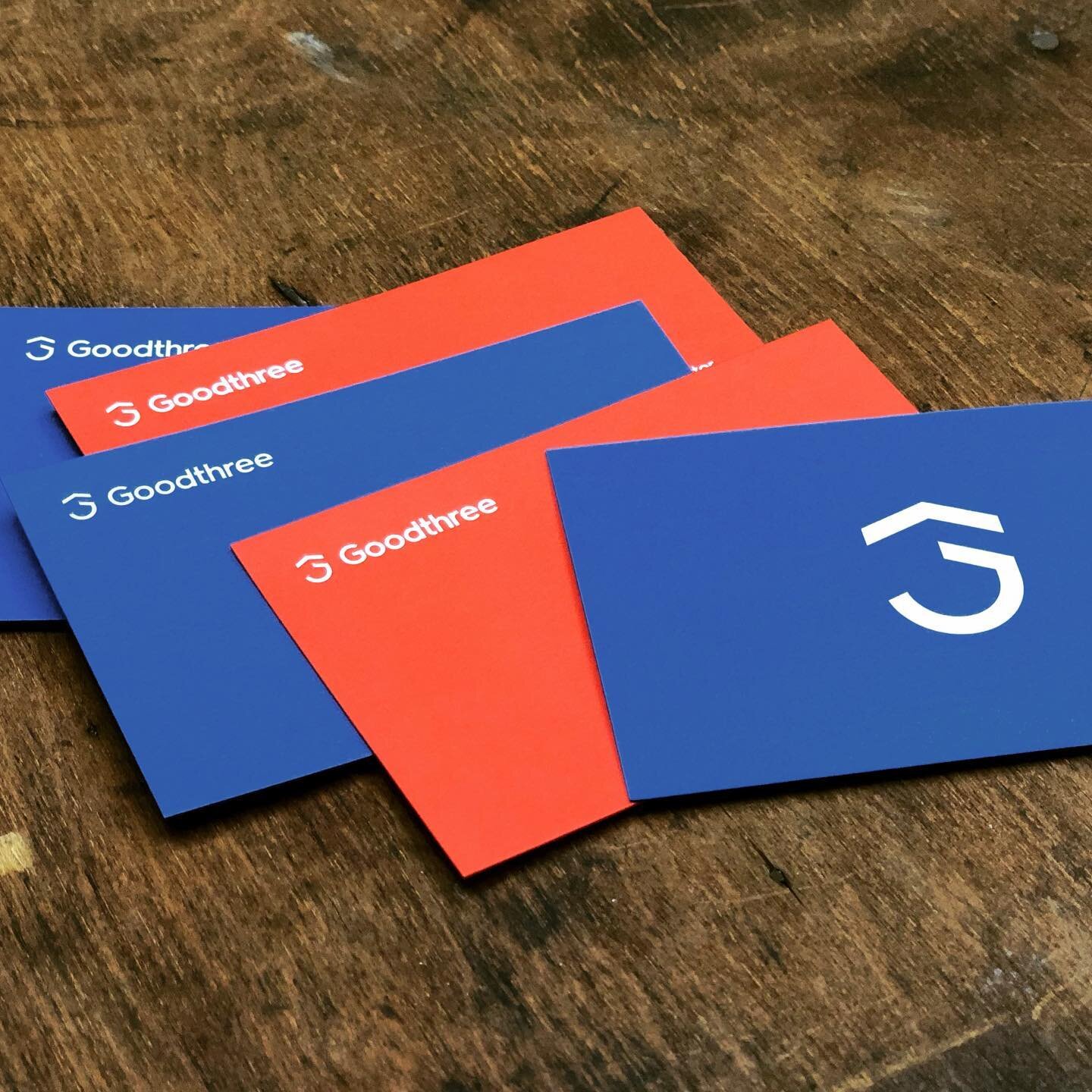 Congratulations to our friends @_goodthree on the launch of their #rebrand Happy to help out with their white foil #businesscards #letterpress #lancasterpa #lancreatives