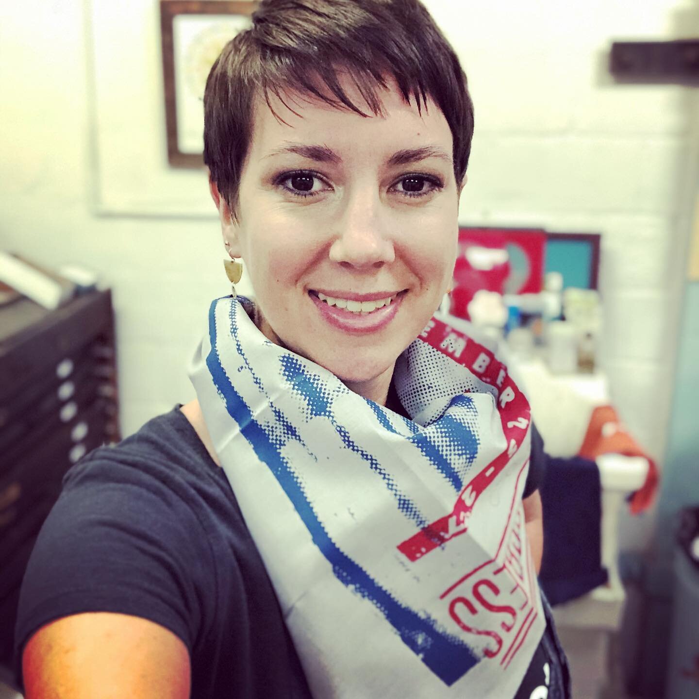 absolutely love the @ladiesofltrprs handkerchief for this year's conference! Can't wait to see everyone...virtually! #lolpcon #lolpcon2020 #letterpress