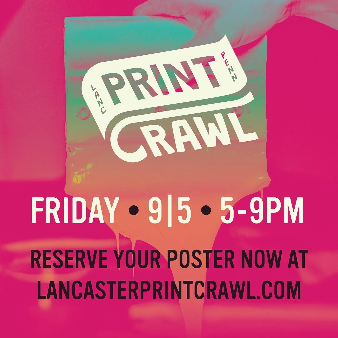 It&rsquo;s that time of year!! Get your posters while they last! #lancasterprintcrawl2025 #areyouacrawler #lancasterprintcrawl