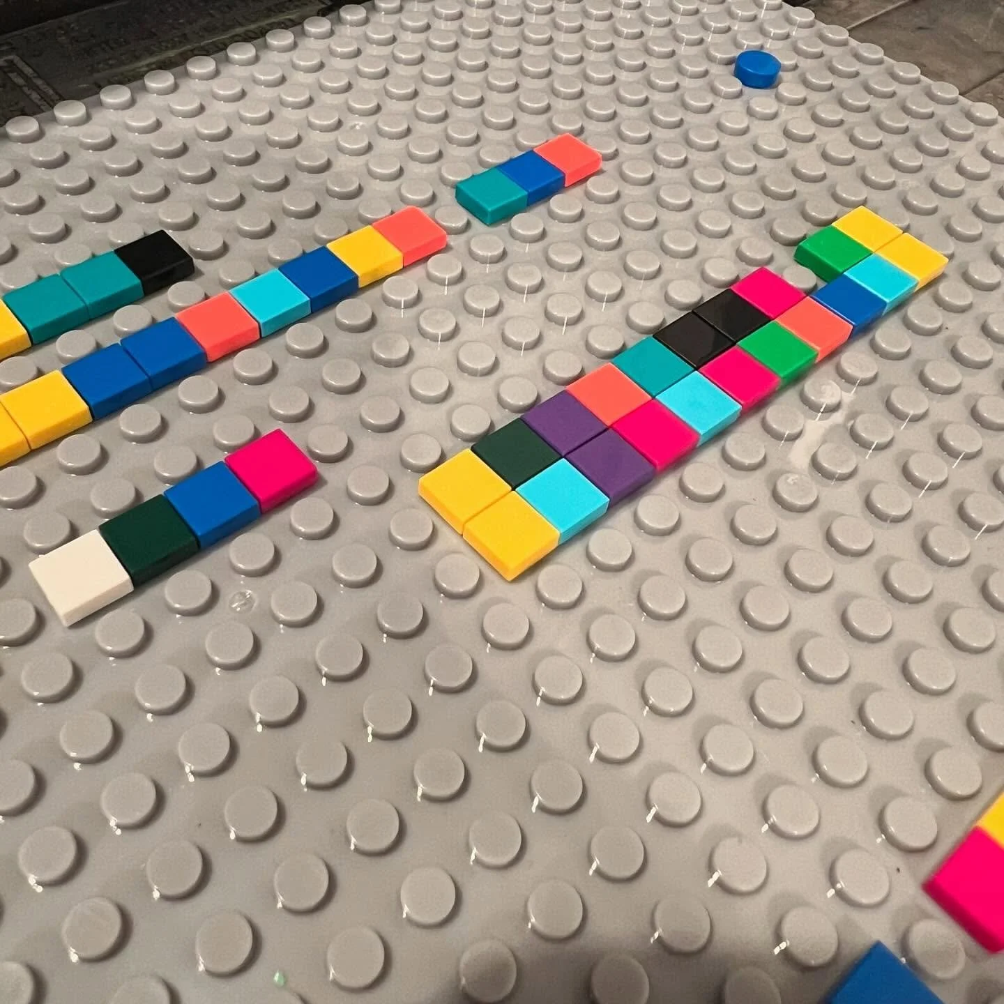 Sneak peek of the setup for tomorrow&rsquo;s #makeready event! Drop in between 6:30-8:30 to get a copy of this month&rsquo;s Lego print.