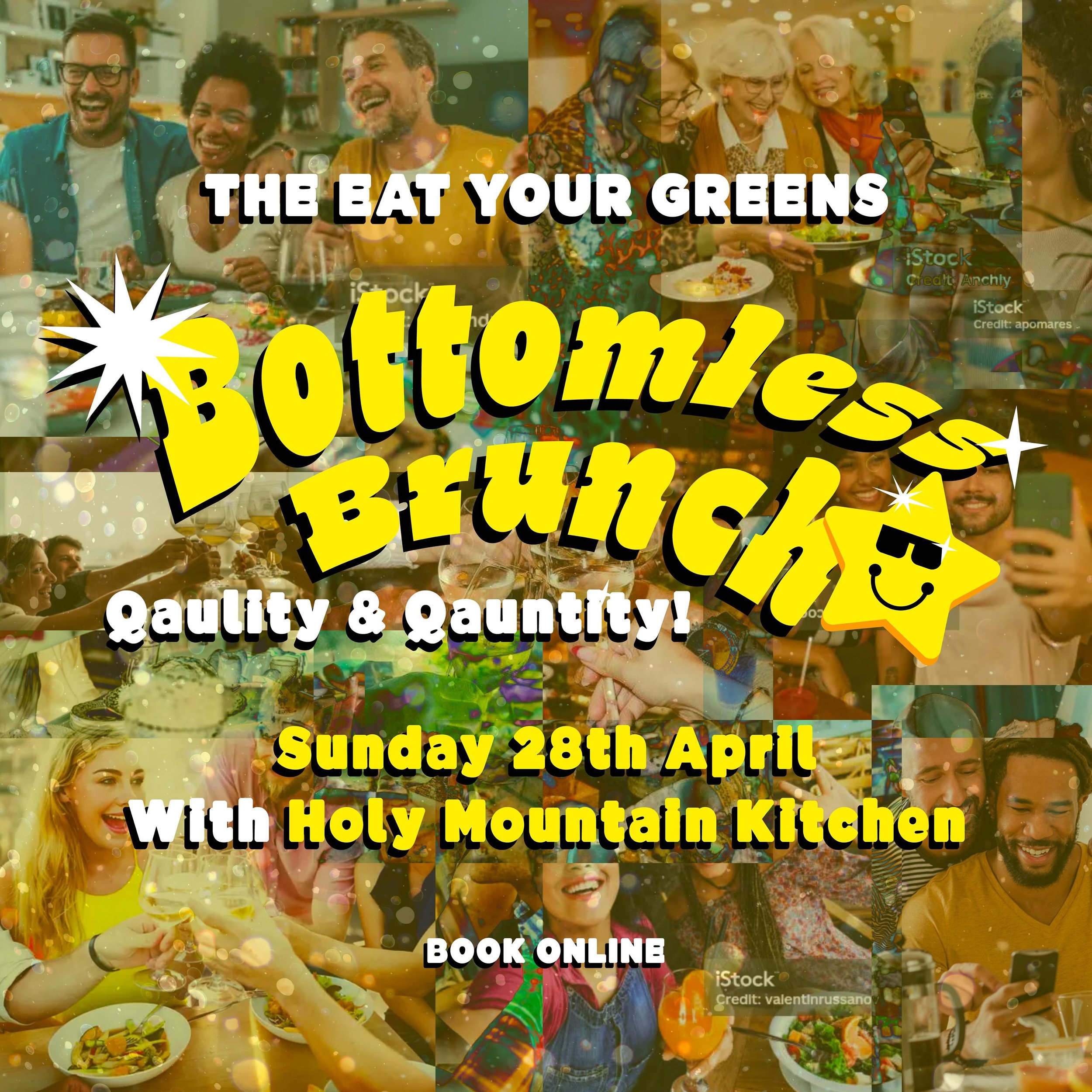 The EYG Bottomless Bruch. Quality AND Quantity. Next Sunday, 28th April, 12 till 5pm 💫💫💫💫💫

The first in a series of bottomless brunch events this time with special guest @holymountainkitchen. 

Mexican inspired brunch, bottomless natural fizz a